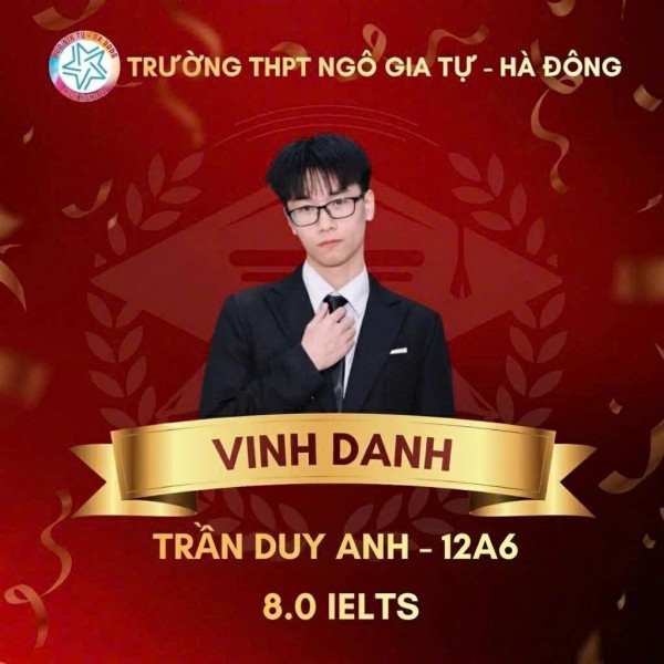 ẤN TƯỢNG THÀNH TÍCH HỌC SINH NGÔ GIA TỰ - HÀ ĐÔNG 