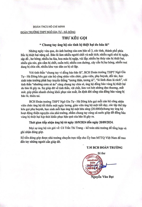 KÊU GỌI ỦNG HỘ ĐỒNG BÀO BỊ BÃO LŨ BỞI CƠN BÃO SỐ 3 KÊU GỌI ỦNG HỘ ĐỒNG BÀO BỊ BÃO LŨ BỞI CƠN BÃO SỐ 3